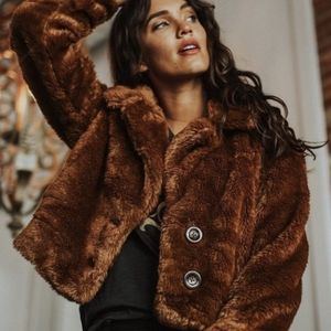 free people faux fur jackets